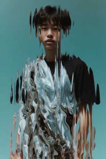 Surreal Fluid Refraction style reference image — surreal ripple