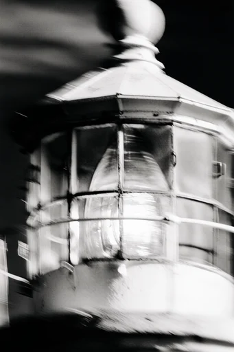 Haunting Kinetic Monochrome style reference image — shutter drag