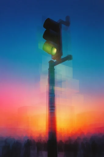 Ethereal Surrealist Minimalism style reference image — atmospheric gradient lighting
