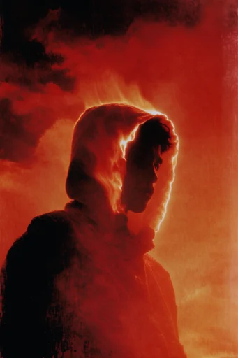 Cinematic Crimson Nocturne moodboard — generate AI images in this style