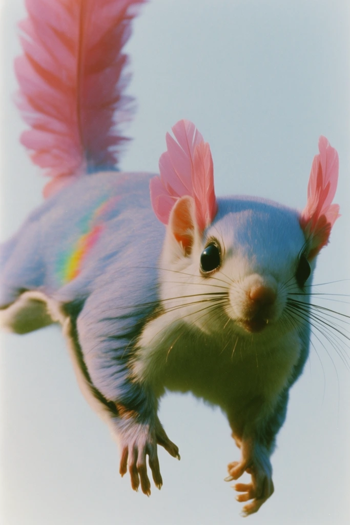 Dynamic Retro Fisheye style AI image example 3