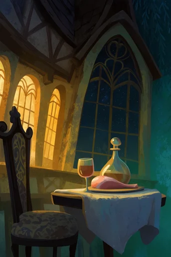 Luminous Nocturnal Storytelling style reference image — nocturnal color palette