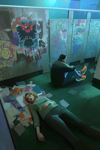 Luminous Urban Narrative style reference image — narrative atmosphere