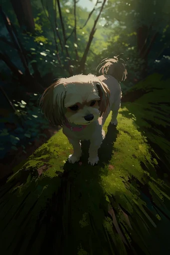 Luminous Emerald Chiaroscuro style reference image — dramatic vertical perspective