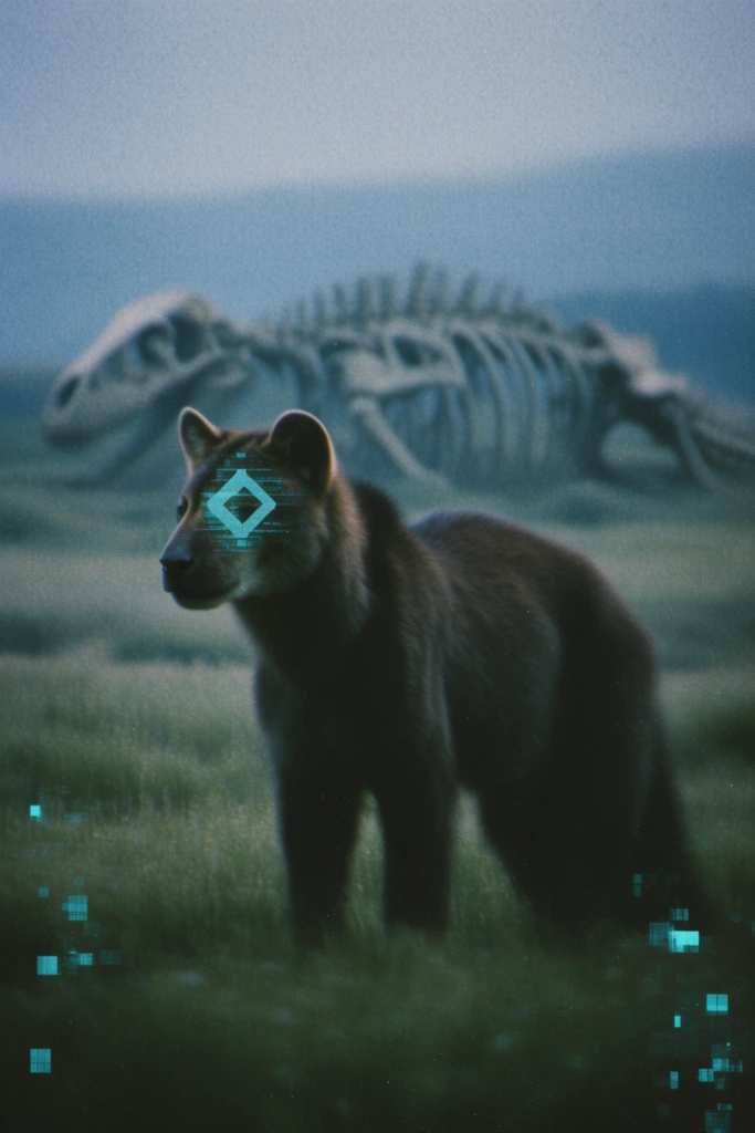 Analog Glitch Mysticism style AI image example 3