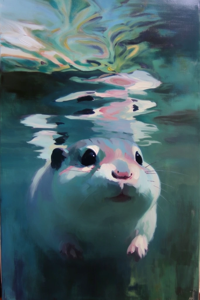 Submerged Chiaroscuro Mysticism style AI image example 3