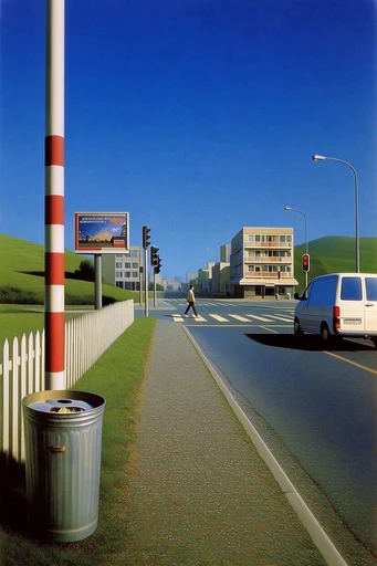 Surreal Pastoral Minimalism style reference image — surreal pastoral landscape