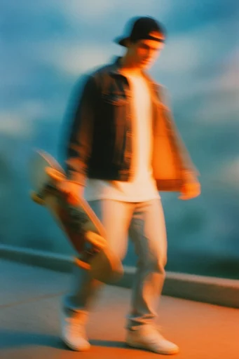 Kinetic Ethereal Motion style reference image — motion blur