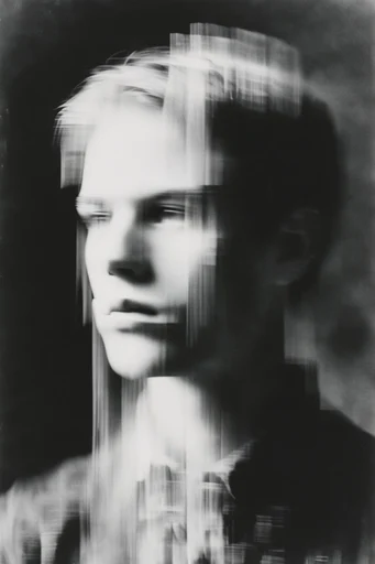 Ethereal Motion Decay style reference image — digital decay
