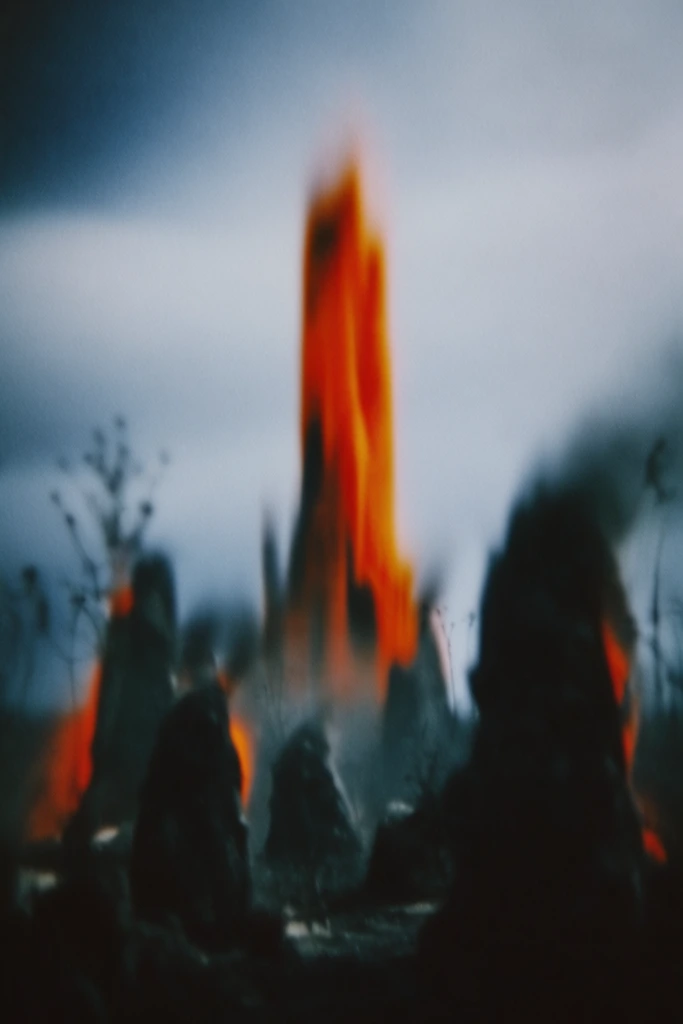 Luminescent Dystopian Minimalism style AI image example 2