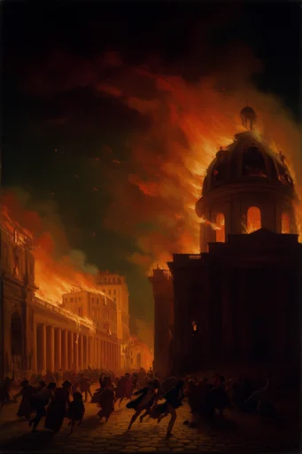 Apocalyptic Gothic Sublime style reference image — apocalyptic dark fantasy