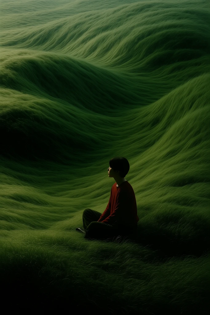 Velvet Verdant Surrealism style AI image example 1