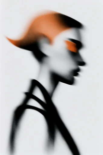 Ethereal Monochrome Motion style reference image — ghostly silhouettes