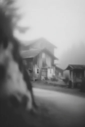 Monochrome Pictorialist Dreamscape style AI image example 2