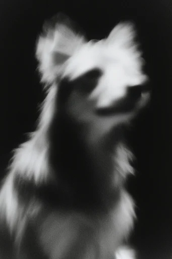Spectral Kinetic Noir style reference image — motion blur