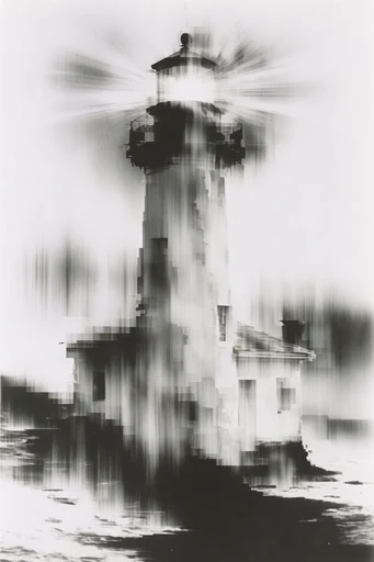 Ethereal Motion Decay style reference image — shutter drag