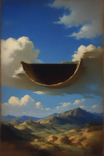 Ethereal Surreal Skybound style AI image example 2