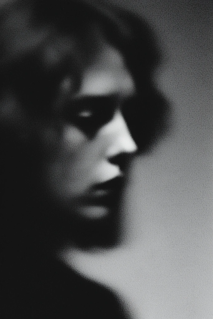 Gritty Monochrome Analog style AI image example 1