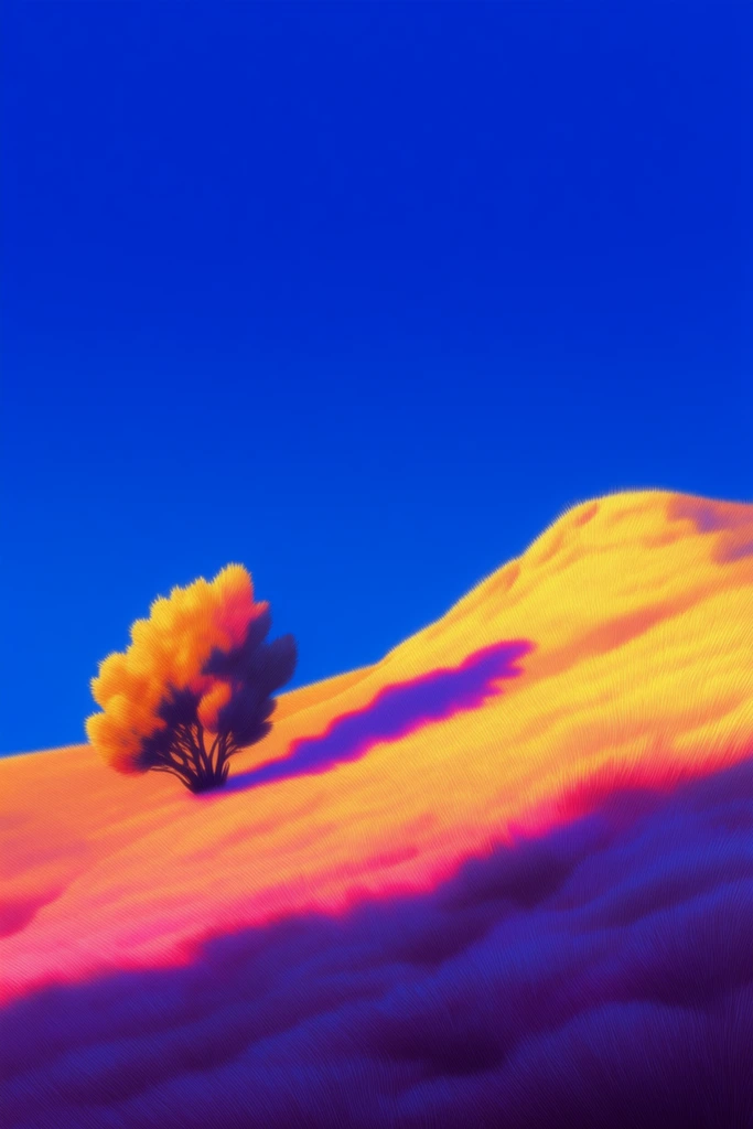 Velvet Surrealist Contrast style AI image example 2