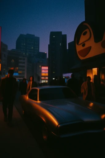 Cinematic Cybernetic Noir style reference image — cybernetic portraiture