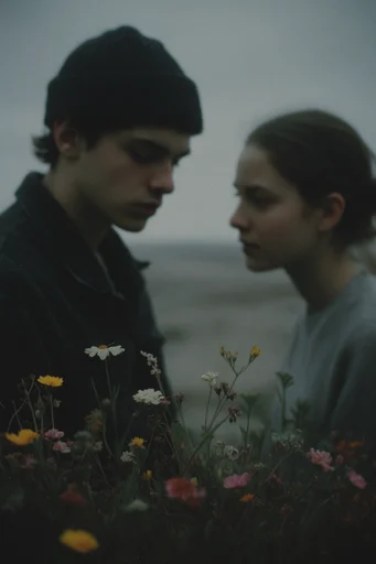 Cinematic Analog Introspection style reference image — shallow depth of field