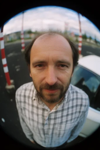 Dynamic Fisheye Distortion style reference image — candid photography