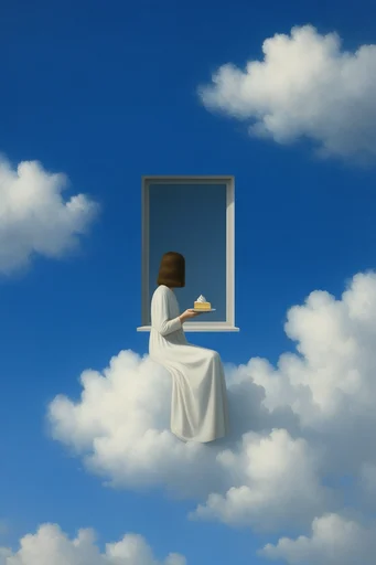 Surreal Infinite Horizon style reference image — dreamlike atmosphere