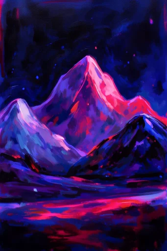 Neon Noir Tactile style reference image — neon noir