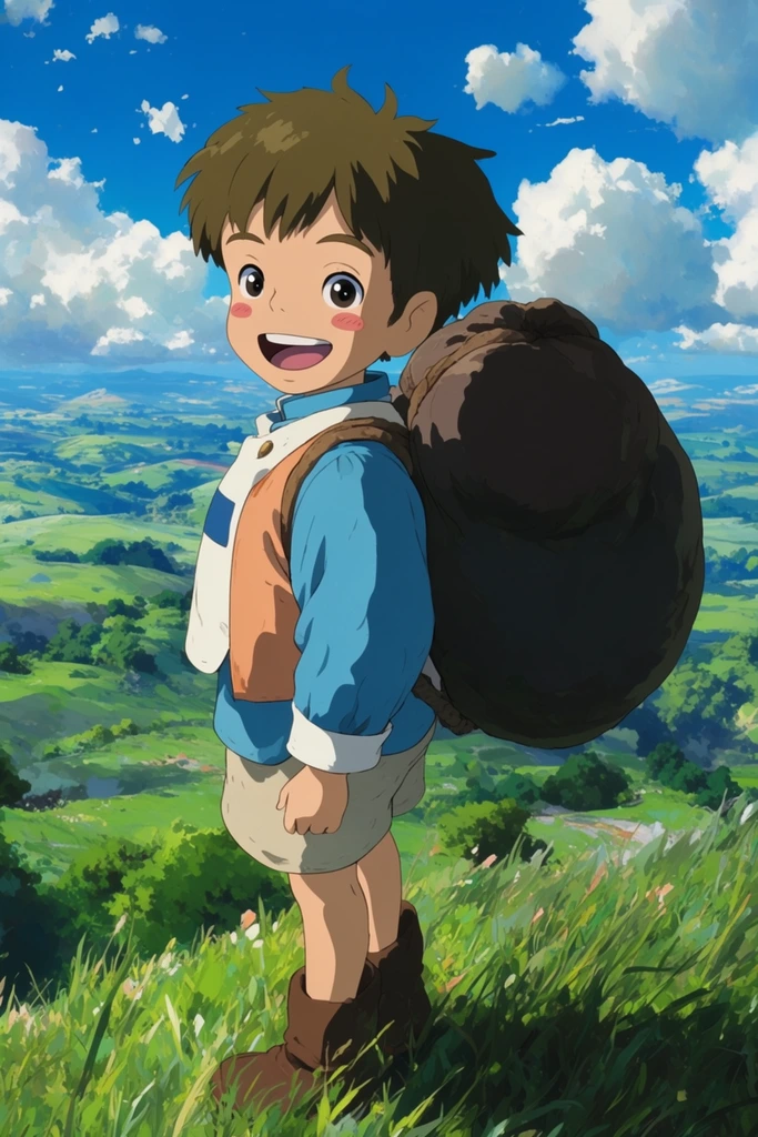 Vibrant Anime Dreamscapes style AI image example 1