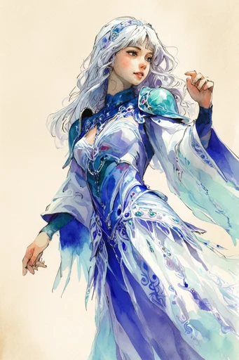 Ethereal Fantasy Concept style reference image — watercolor wash