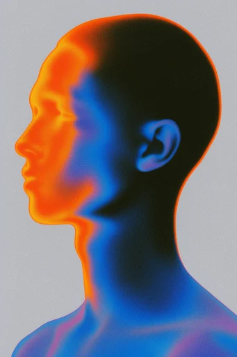 Spectral Thermal Minimalism moodboard — generate AI images in this style