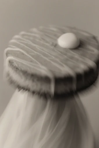 Kinetic Spectral Monochrome style reference image — shutter drag
