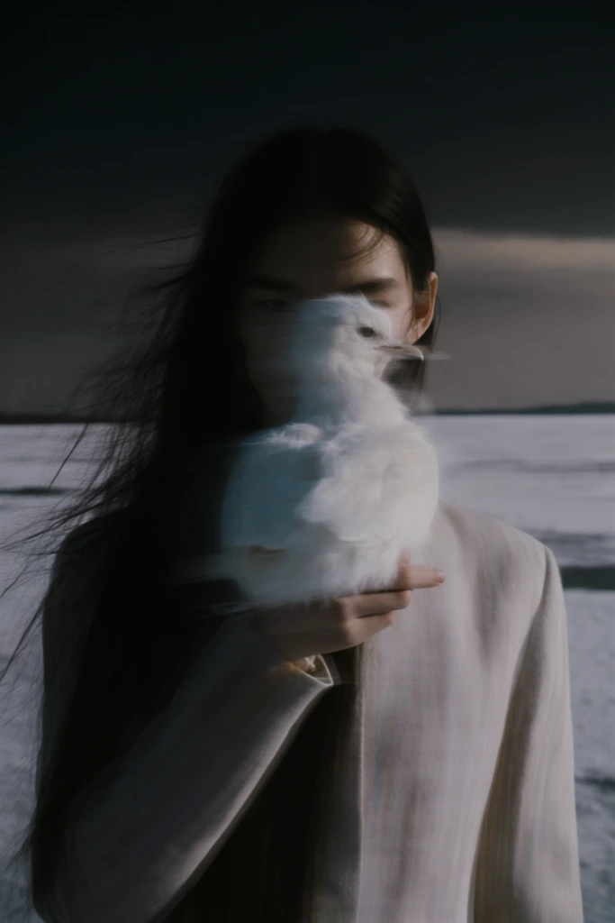 Cinematic Ethereal Noir style AI image example 3