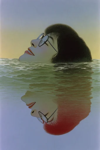 Serene Pastel Surrealism style reference image — pastel and saturated palette