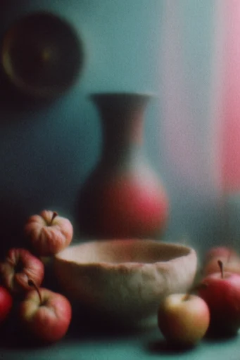 Nostalgic Botanical Surrealism style reference image — vintage analogue color grading