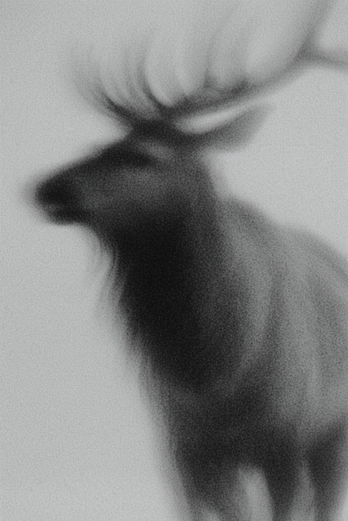 Ethereal Monochrome Noir style AI image example 3