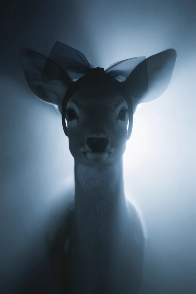 Luminous Cyan Noir style AI image example 3