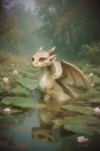 Mystical Folklore Dreamscape style reference image — muted earth tones