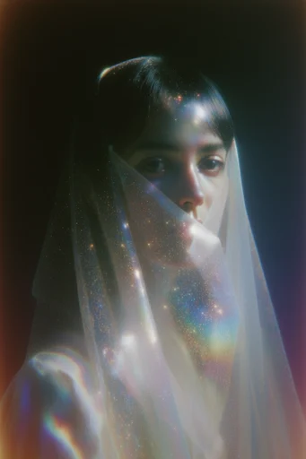 Ethereal Cosmic Mysticism style reference image — chromatic aberration