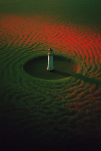 Minimalist Verdant Surrealism style reference image — dramatic graphic shadows