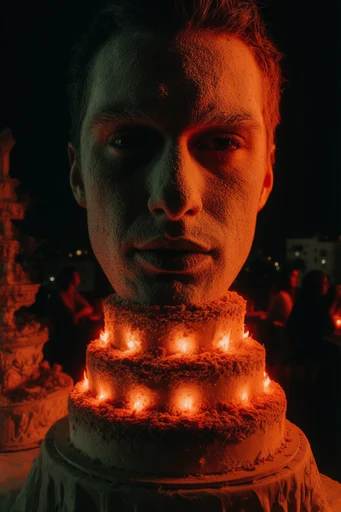 Cinematic Tactile Chiaroscuro style reference image — dramatic low-key lighting