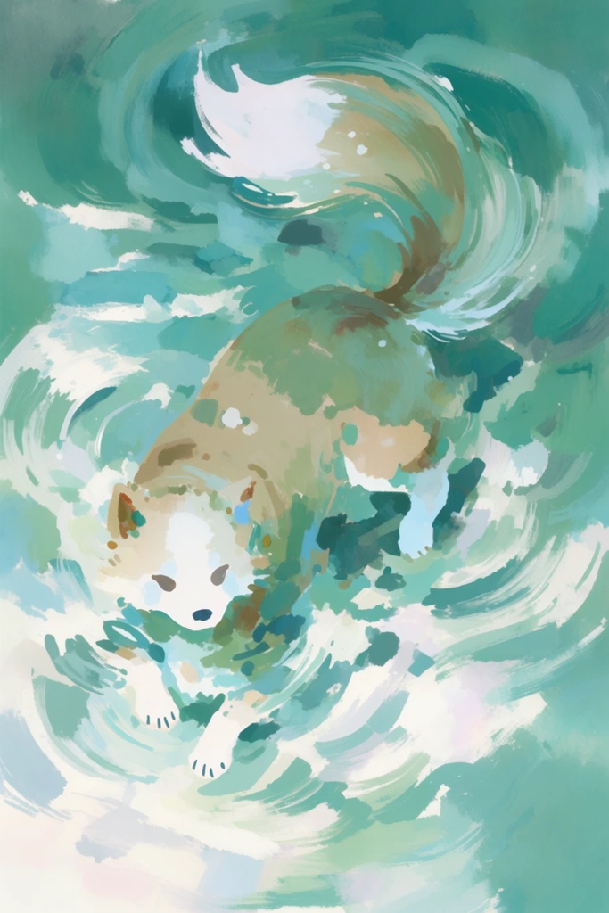Ethereal Bio-Fluid Synthesis style AI image example 3