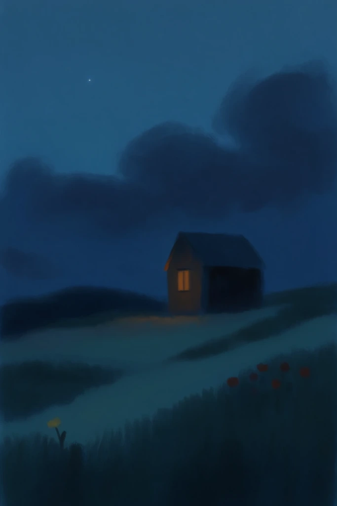 Luminous Nocturnal Chiaroscuro style AI image example 2