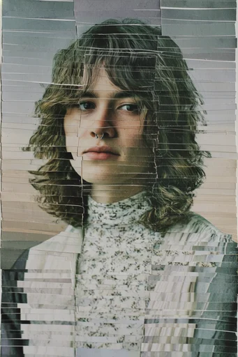Deconstructed Analog Surrealism moodboard — generate AI images in this style