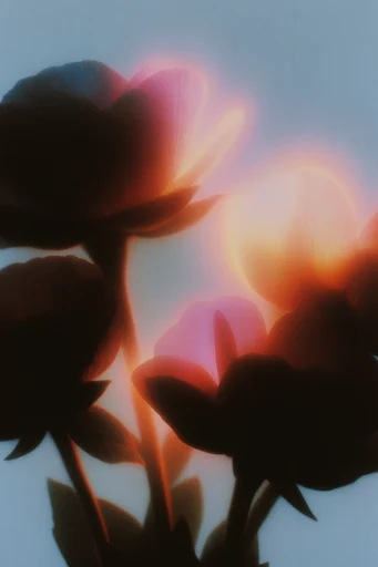 Spectral Thermal Noir style reference image — airbrushed neon gradient