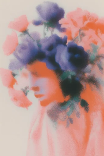 Thermal Grain Chromaticism style reference image — distorted light leaks