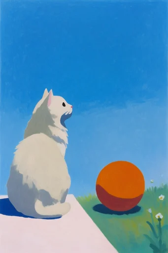 Nostalgic Painterly Minimalism style reference image — painterly aesthetic