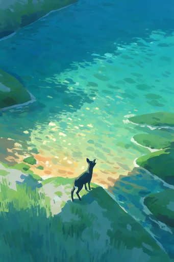Luminous Verdant Horizons style AI image example 3