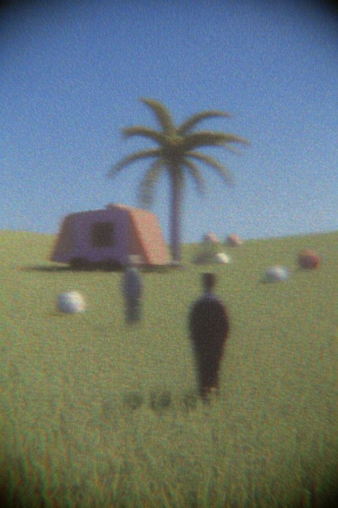 Nostalgic Surrealist Liminality style AI image example 2