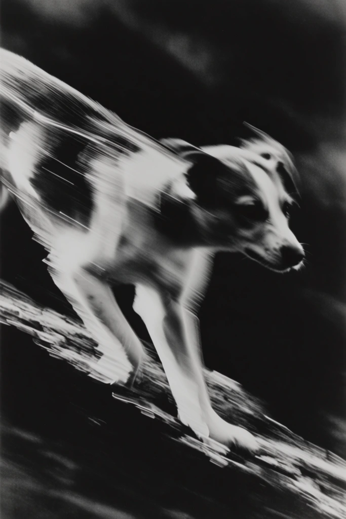 Kinetic Noir Abstraction style AI image example 3